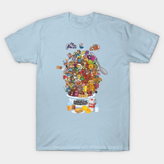 Cereal Mascots - Part of a Complete Breakfast! T-Shirt by Chewbaccadoll